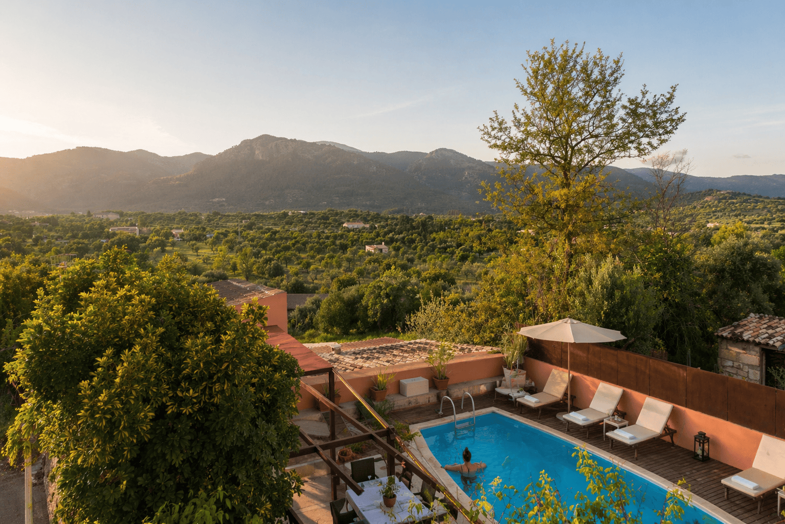 Gardens of Hotel Moscari in Mallorca
